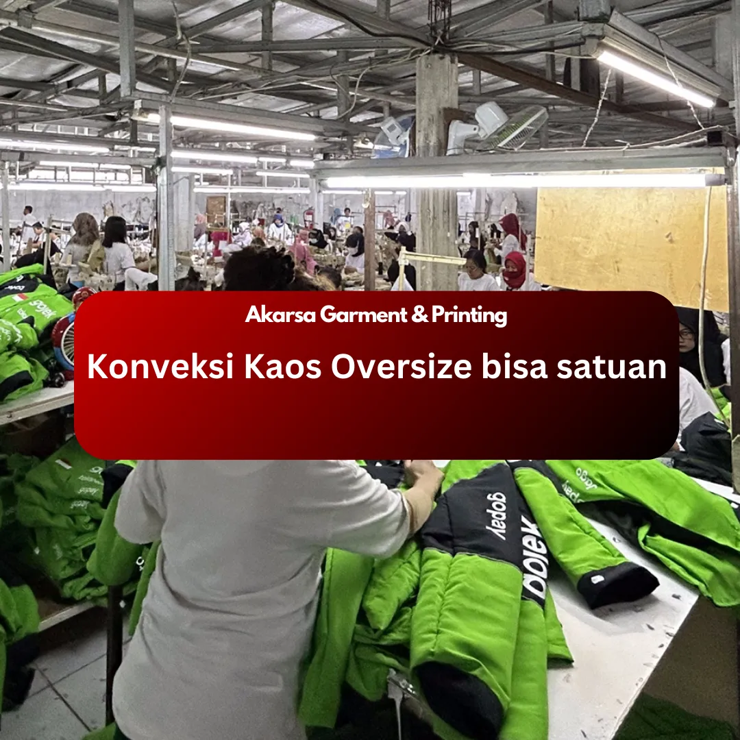 Konveksi Kaos Oversize bisa satuan