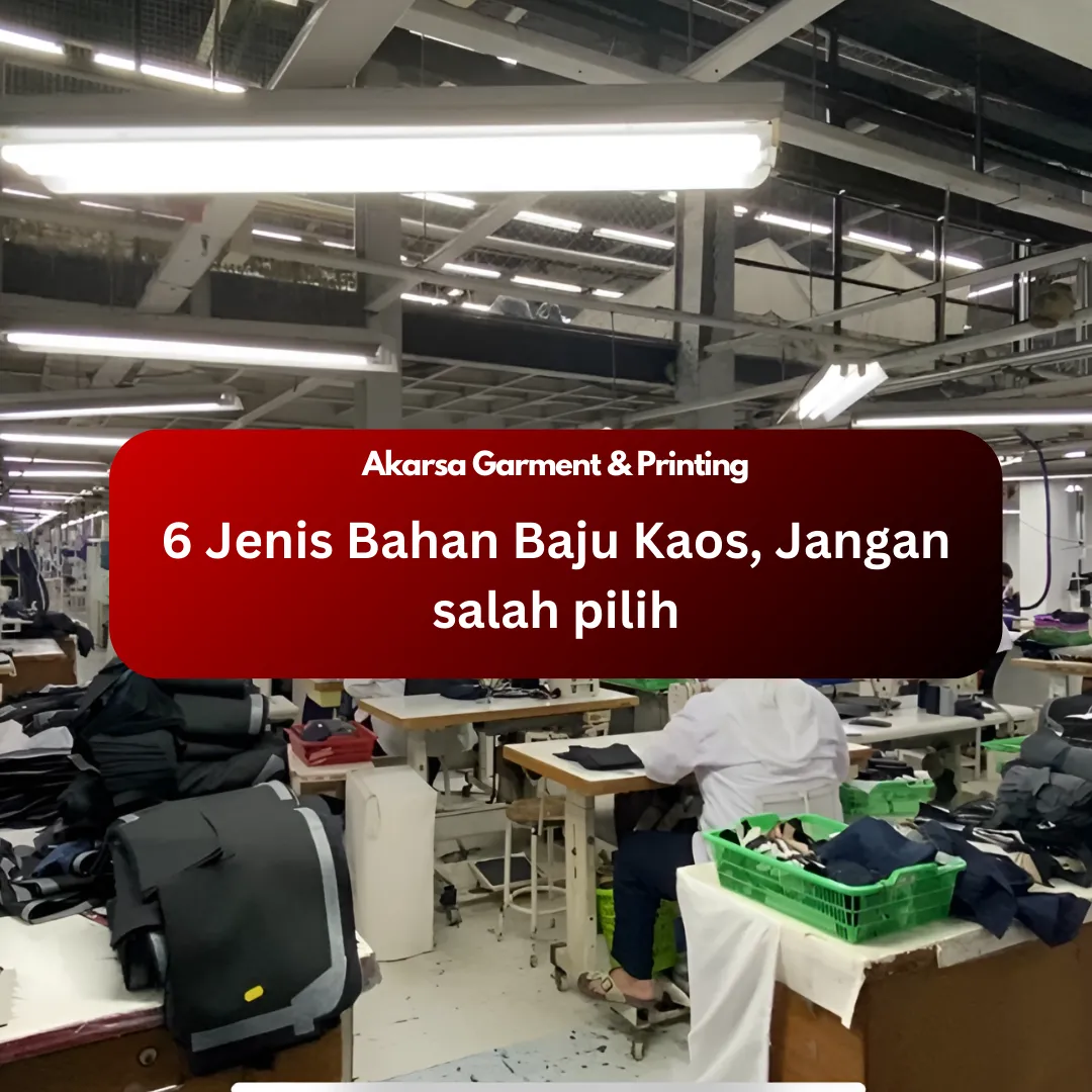 6 Jenis Bahan Baju Kaos, Jangan salah pilih