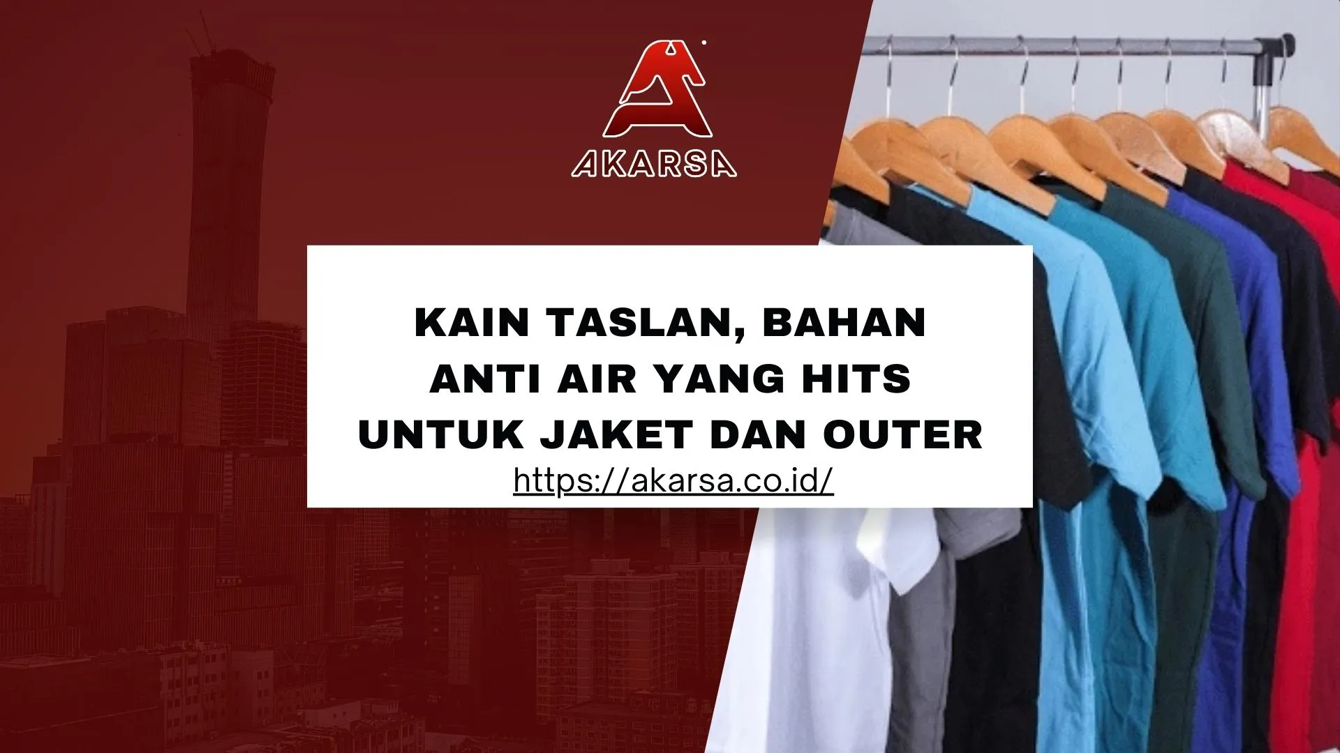 Tahan Air dan Angin Kain Taslan Yang Hits Untuk Jaket dan Outer